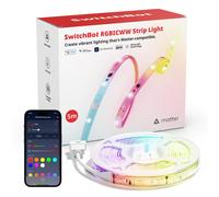 SwitchBot RGBICWW Striscia LED 5M 72 LEDs/m Matter Luci LED Compatibili con