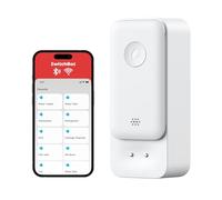 SwitchBot Rilevatori di acqua WiFi(Nessun hub richiesto), rilevatore intelligente di perdite d'acqua, avvisi regolabili da 100 dB e avvisi app, impermeabile IP67, rilevatore wireless