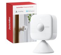 SwitchBot Sensore di movimento radar intelligente mmWave, sensore di presenza Bluetooth con rilevamento dinamico, funziona con Alexa, HomeKit e Apple Home tramite SwitchBot Hub, durata della batteria