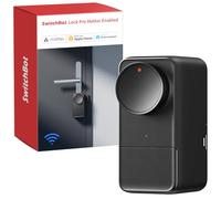 SwitchBot Serratura Intelligente WiFi Pro con Batteria Ricaricabile, Matter Over WiFi, Serratura Elettronica, Installazione Rapida su Serrature Esistenti, Compatibile con Apple Home, Alexa, Google