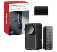 SwitchBot Serratura Intelligente WiFi Pro con Tastiera Touch, Matter Over WiFi, Serratura Elettronica con Batteria Ricaricabile, Sblocco via Impronta Digitale, Codice, Apple Home, Alexa, Google