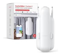 SwitchBot Smart Curtain 3 per guida a U: tira 16 kg, 25 dB silenziosa, controllo app Bluetooth e timer, soluzione Smart Home per HomeKit, Alexa e Google Home (richiede SwitchBot Hub)