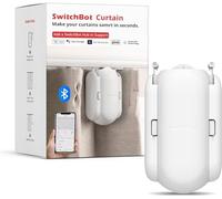 SwitchBot Smart Motore Elettrico per Tende, App Senza Fili o Controllo Automatico del Timer, Compatibile con Alexa, Google Home, HomePod, HomePod, IFTTT utilizzando Hub Mini (U-Rail, Bianco)