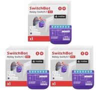 SwitchBot Smart Relay Switch 1, Modulo Relè Intelligente con Ripetitore Bluetooth Integrato, Interruptore Wi-Fi&Bluetooth Compatibile con Alexa/Apple Home/Google Home/Matter(Hub Necessario),2.4GHz,16A