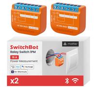 SwitchBot Smart Relay Switch 1PM Intelligente con Ripetitore Bluetoo 2 Pezzo-1PM