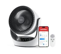 SwitchBot Ventilatore di Circolazione della Batteria USB, silenzioso con 24 dB, 4 modalità, timer 9h, compatibile con Alexa/Google/Siri (Hub richiesto), a batteria e a circolazione d’aria, efficiente
