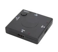 Switcher HDMI con 3 ingressi e 1 uscita, supporto per risoluzione 4K, alta definizione, qualità dell'immagine, hub HDMI manuale per giochi, PS5,