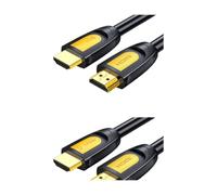 Switcher HDMI, splitter due in uno-out, display multischermo uno a, conversione bidirezionale, di espansione audio a(Aluminum Shell Kit 1m 4K HDMI Cable)