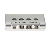 Switcher selettore hub 4 porte USB 2.0 con condivisione automatica per scanner