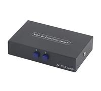 Switcher VGA, Plug and Play 2 Ingressi 1 Uscita Sincronizzazione Dati Scatola Commutatore Splitter VGA