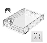 Switches Cover - Transparent Childproof Controller Protector, Splash Guard for Air Conditioning Control, Safety Shield with Easy Installation, Home Utility, Protective Case for Living Room and Bedroom