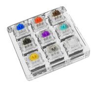 Switches Tester Sampler - Kit di test multi-asse per tastiere, Test di precisione portatili | Tester di commutazione per gli appassionati di corpo Axis, strumento preciso per la valutazione