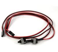 Switian 2 pulsanti per computer PC reset SW Power ON pulsante interruttore cavo 50 cm