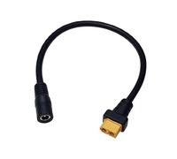 Switian Cavo adattatore XT60 a DC 5,5 x 2,1 mm per saldatore TS100, droni FPV, pannelli solari e apparecchiature elettroniche, 30 cm
