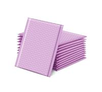 Switory 25 Buste Imbottite per Spedizioni, 15,3 x 22,9 cm (formato A5), Buste Pluriball, Adesiva Sigillanti e Protettive per Materiali Fragili e Delicati (color lavanda)