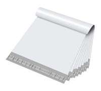Switory 25pz 30,5 x 39,4cm Poli Buste Spedizione Plastica, Buste di Spedizione Buste Postali Buste per l'imballaggio(12X15.5",Bianchi)