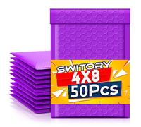 Switory - Buste imbottite in polibolla, 10,2 x 17,7 cm, confezione da 50 pezzi, 10,2 x 17,7 cm