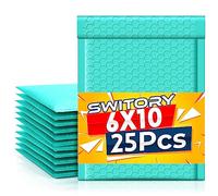 Switory - Buste per spedizioni postali imbottite in poliboll, a bolle d’aria, formato A5, 15,2 x 22,9 cm, 25 pezzi, autosigillanti