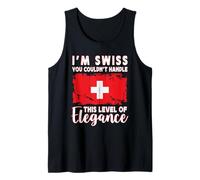 Switzerland Flag Proud Elegant Swiss Boyfriend Girlfriend Canotta