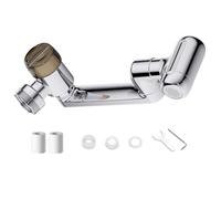 Swivel Faucet Extender - 4 Mode Water Sprayer Attachment for Kitchen Bathroom Sink | Adjustable Filter Nozzle with Rotating Head, 1080 Degree Twist, Splash Control Tap Extension for Home Dorm