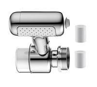 Swivel Faucet Extender | Built-In Water Filter Adjustable - 1080-Degree Rotating Faucet Extender | for Rental House Home Dorm Apartment Shower Room Face Washing