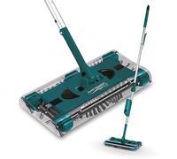 MAXXMEE Swivel Sweeper Scopa a Batteria con Funzione mop - Senza Filo, Senza Sacco e Ricaricabile - Scopa per Pavimenti con snodo per la Schiena e Rotazione a 360° - Pulizia Senza Fatica