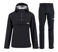 Swix Fjell, set pantaloni/anorak da uomo, nero