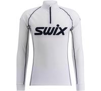 Swix - Maglia termica - Swix Racex Classic Half Zip Men Bright White/Dark Navy per Uomo - Taglia L - Bianco