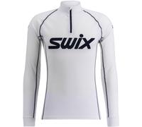 Swix - Maglia termica - Swix Racex Classic Half Zip Men Bright White/Dark Navy per Uomo - Taglia M - Bianco