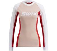 SWIX Racex Classic Long Sleeve W - Donna - Rosa / Bianco / Rosso - Taglia M- modello 2025