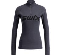 Swix RaceX Merino Half Zip, donna, grigio scuro 40(L) Phantom