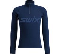 Swix RaceX Merino Half Zip, uomo, navy XL(54) Dark Navy