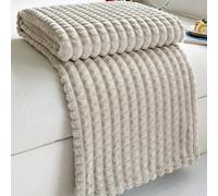 SWJ-swjssb Coperta Pile Matrimoniale Singolo Per Divano Coperte Da Letto Throw Blanket Coperta Di Fleece Di Velluto Coperta Plaid Pile Di Flanella Copriletto Calda(Cachi,150x200cm)