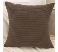 SWJ-swjssb Copri Cuscini 50x70 per Divano Copricuscino 50x80/40x70/80x80/60x90,Federe Cuscino con Cerniera Moderne per Camera da Letto Decorativo Velluto A Coste Elegante(Marrone,50x100 cm)