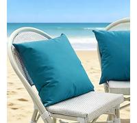 SWJ-swjssb Copricuscini Impermeabili 50x80/40x70/50x70/80x80,Copri Cuscini Esterno Impermeabile Set da 2 Fodere in Poliestere Quadrato & Rettangolare per Divano/Cuscino(Indigo,60x90 cm Set of 2)