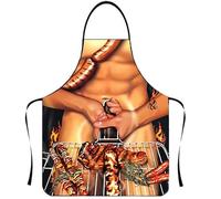 Swkangrd Cucina Grembiule Sexy Divertente, Grembiule da Barbecue per Uomo e Donna, Regalo Divertente per Partito Cosplay e Grigliare (B)