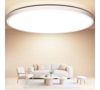 Swoieltr Ø40cm Plafoniera LED da Soffitto, 4000LM Lampade da Soffitto 36W Ultra-Sottile Lampadario Moderni Rotonda Plafoniere per Soggiorno IP44 Impermeabile Plafon per Bagno, Cucina, Camera da Letto