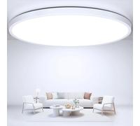 Swoieltr Lampada LED Soffitto 6500K, Ø30cm Plafon da Soffitto Taglie Forti 24W 2400LM Ultra-Sottile Plafoniera LED Cucina IP44 Impermeabile Rotonda Plafoniere per Soggiorno, Bagno, Camera da Letto