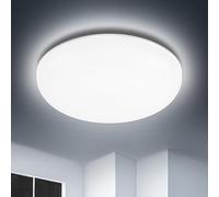 Swoieltr Plafoniera LED Soffitto 36W IP54 Impermeabile, 6500K 4500LM Lampadario LED Soffitto, Luce Fredda Super Luminosa Lampadari Moderni Senza Cornice per Bagno, Cucina, Soggiorno, Camera da Letto