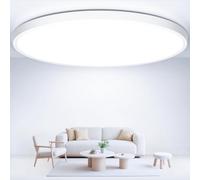 Swoieltr Plafoniere Camera da Letto 6500K, Ø40cm Taglia Extra Large Lampada da Soffitto LED Rotonda 36W 4000LM Plafoniera Cucina Moderna IP44 Impermeabile Luci Soffitto per Bagno, Corridoio, Soggiorno