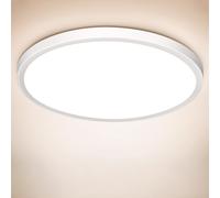 Swoieltr Plafoniere LED Soffitto 18W, Ø22CM 4000K Moderna 1600LM Impermeabile Al