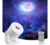 Swoieltr Proiettore cielo stellato con Bluetooth e telecomando, luce notturna a LED con timer, proiettore a stella per bambini e adulti, feste, camera da letto e home theater