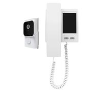 Swokely Video Door Phone System 4.5" IPS Screen Wireless Doorbell with Camera Doorphone phone Style Wireless Doorbell Intercom Infrared Night Viewing 2 Way Intercom for Home Villa Apartment