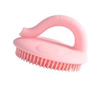 SWOOMEY 1pezzi Spazzola Da Bagno Silicone Per Ragazzo Ragazza Massaggiatore Portatile Per Bagnetto Facile Da Usare e Confortevole Colore Rosa Per La Della Sensibile Del Ragazzo Ragazza