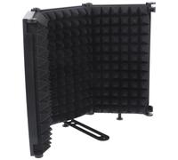 SWOOMEY 1set Filtri Microfono Pieghevole Spugna Antivento Copertura Shaped Per Registrazione Audio Riduzione Rumore e Riflessi Accessorio Per Studio Di Registrazione e Streaming