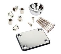 SWOOMEY 1set Piastra Giunzione Per Chitarra Elettrica Ferrule e Viti Accessorio Per Chitarra e Basso Installazione Facile e Veloce Design Elegante e