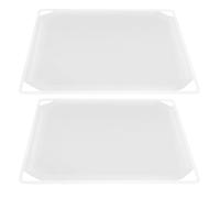 SWOOMEY 2 Pezzi Accessori Armadio Portatile in Plastica Design Strutturale Robusto, Inserto Modulare 22x22 Cm per Organizzatore Cubo, Adatto a Quasi Tutti gli Armadi e Scaffali