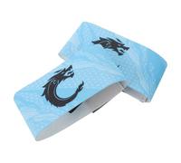 SWOOMEY 2 Pezzi Fascia Elastica Regolabile da Capitano per Calcio in Poliestere Blu, per Allenamenti e Partite Chiara Identificazione del Ruolo di Leadership