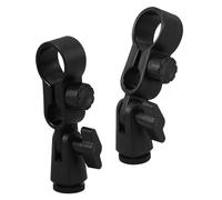 SWOOMEY 2 Pz Asta Microfonica Maniglia In Piedi Borsa Per Supporto Microfono Mini Per Supporto Per Microfono Braccio Del Braccio Cuffie Clip Per Parabrezza Stand Regolabile Plastica Black