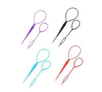 SWOOMEY 20 Paia Accessori per Chioma in Plastico per Creare Trecce e Code di Cavallo, Fermacapelli Semplice ed Elegante per Balletto e Spettacoli di Danza Colore Casuale